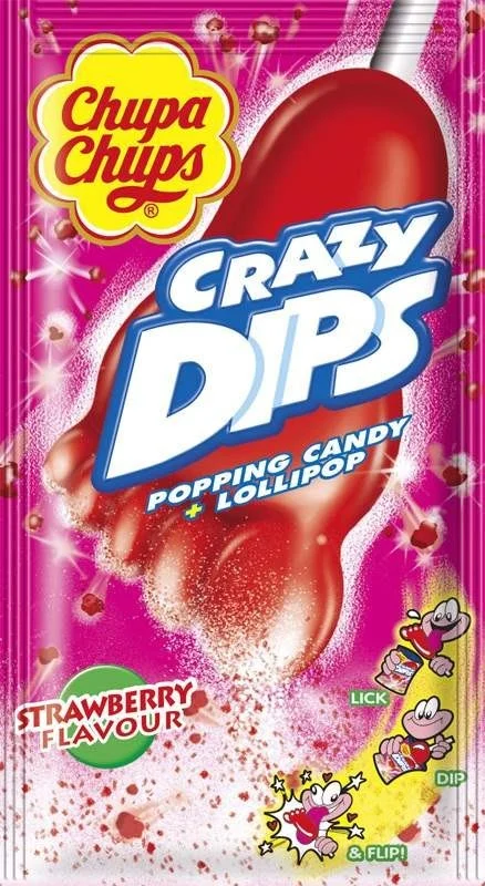 Chupa Chups близалка крейзи дипс ягода