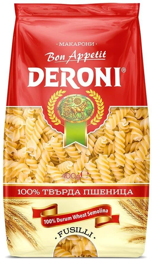 Макарони Фусили 0,400 Дерони