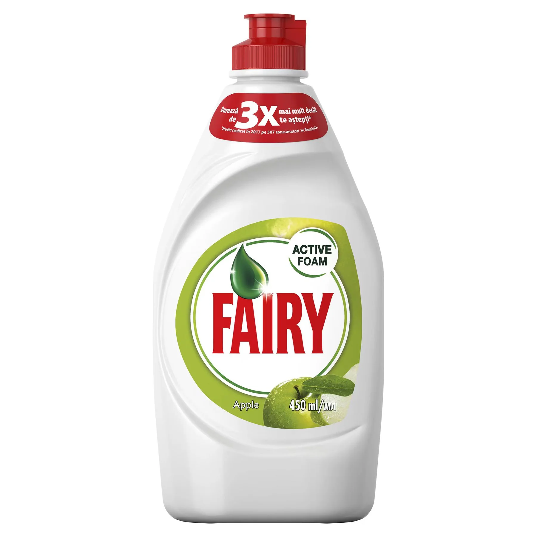 Течен препарат за съдове 0,450 Fairy Ябълка