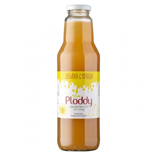 Сок Ploddy ябълка с круша 0.750