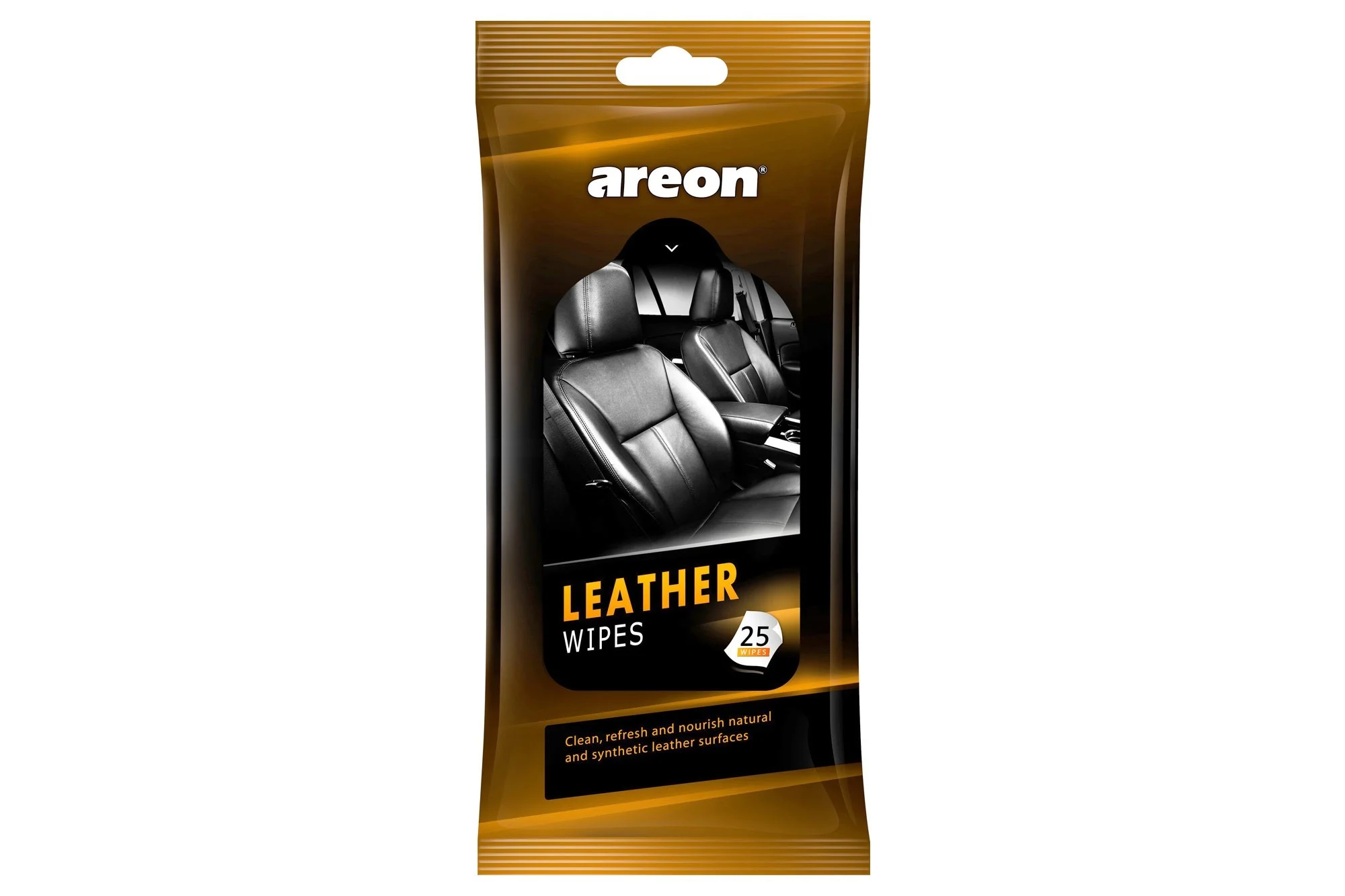 Мокри кърпи за кола Кожа 25 бр. AREON