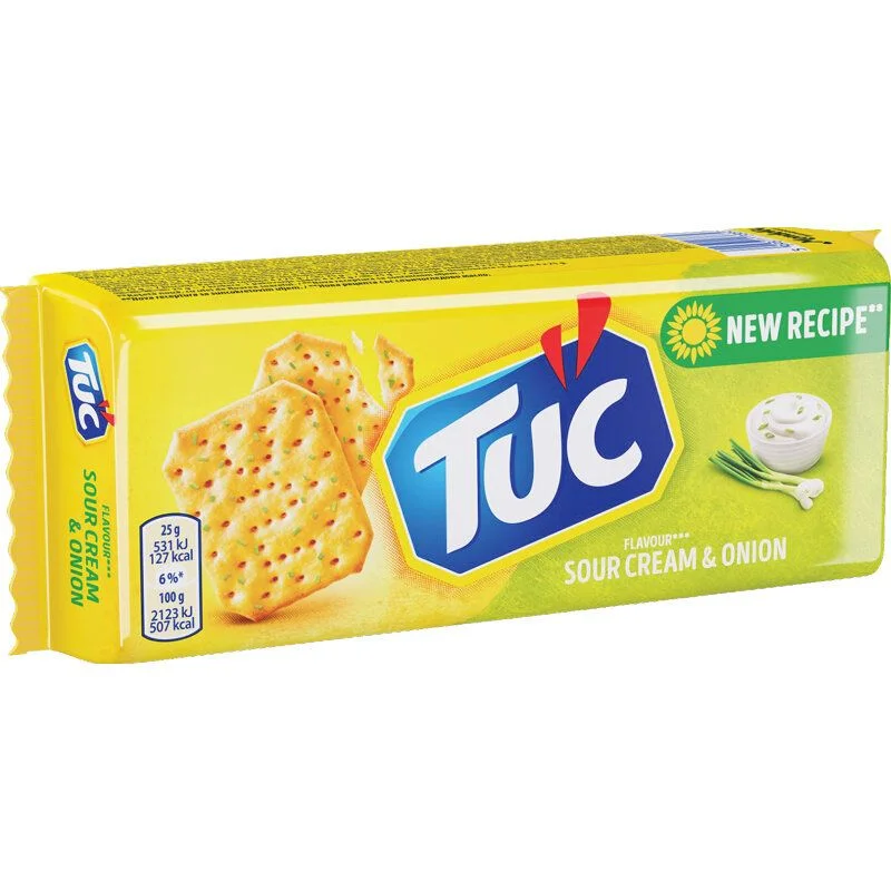 Крекери със лук и сметана 0,100 Tuc