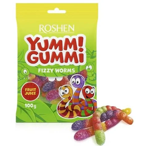 Желирани бонбони Червейчета 0,070 Yumm Gummi