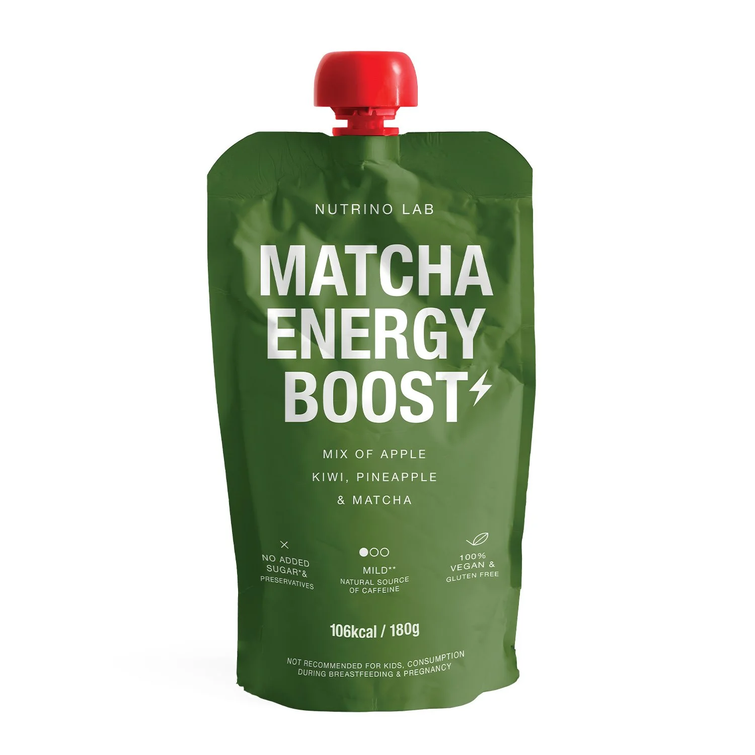 Nutrino Lab Плодово пюре микс Ябълка,киви и ананас 0,180 Energy Boost