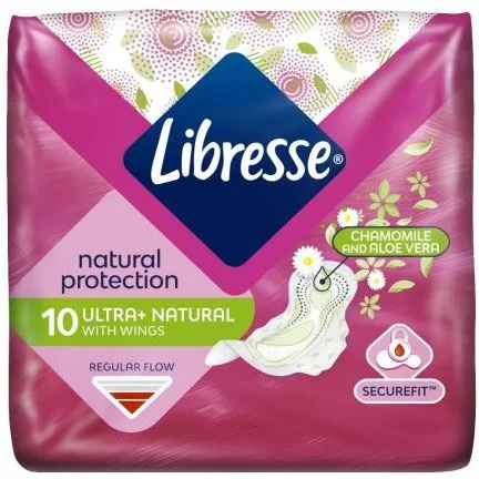 Дамски превръзки Либрес ultra normal 10 бр. Aloe Vera