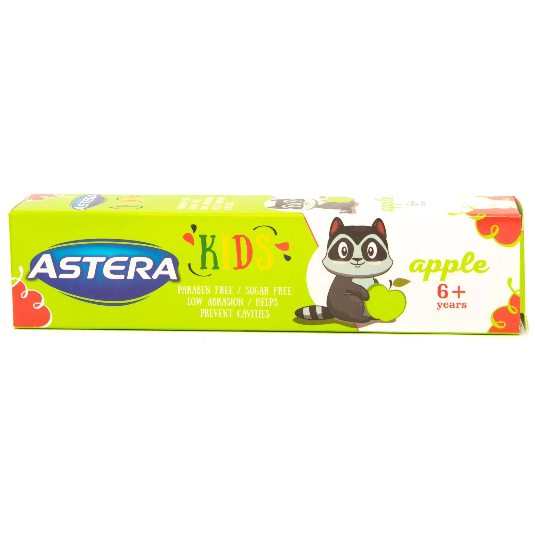 Паста за зъби Астера Kids 4+ год. 0,050 ябълка