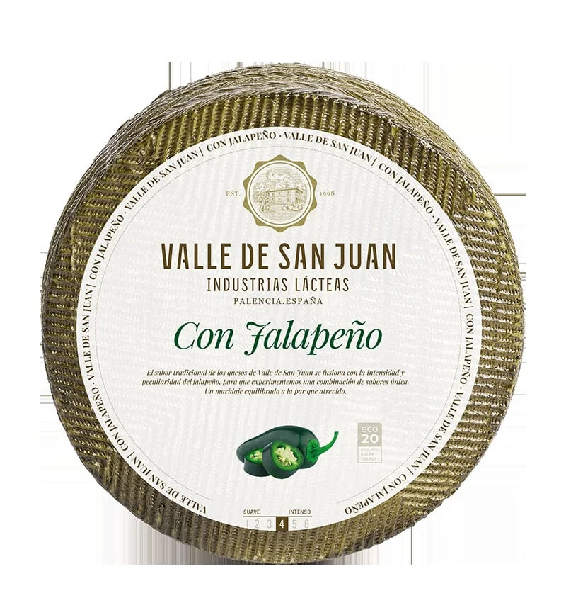 Сирене полутвърдо с халапеньо Valle de San Juan пита
