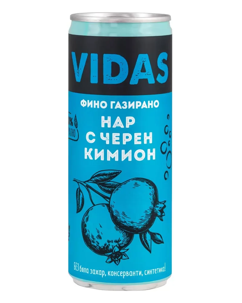 Газирана напитка Vidas 0,250 нар с черен кимион