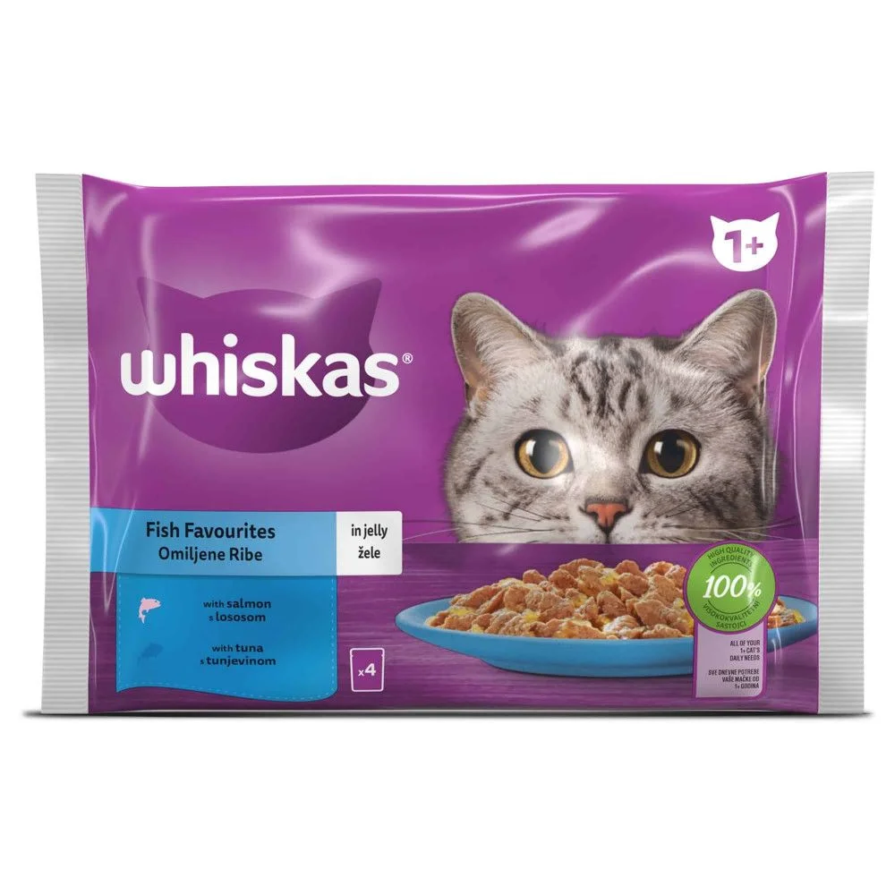 Whiskas пауч Сьомга 4 х 0,085