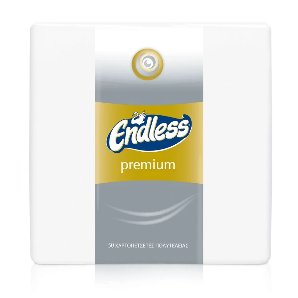 Салфетки лукс 50 бр. Endless бели