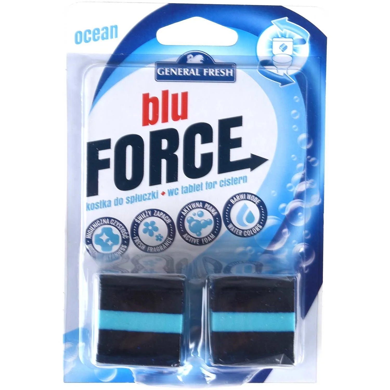 Blu Force WC блокче за тоалетно казанче 0,100 Ocean 2 бр.