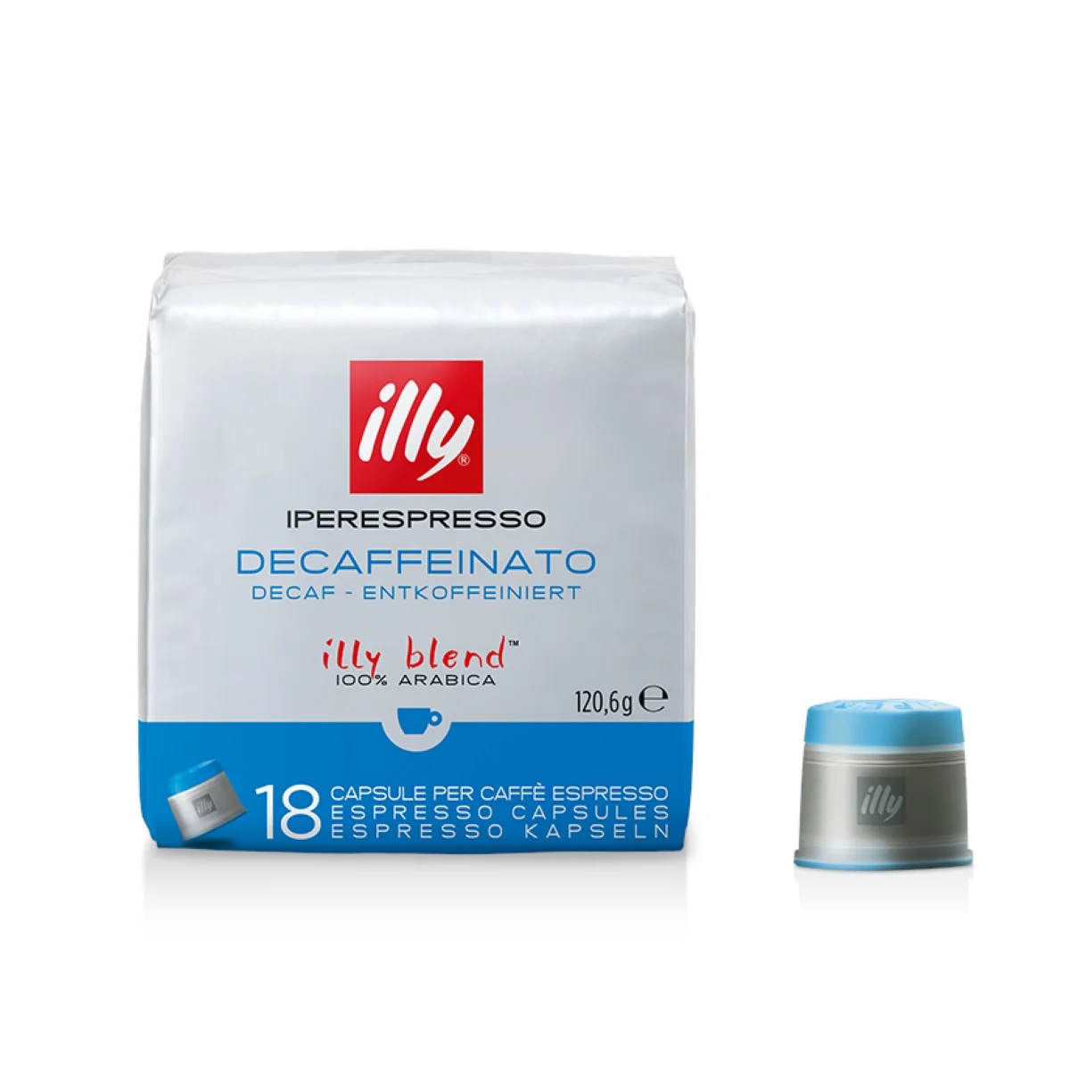 Кафе Illy капсула 18 бр. 120,6 гр. Без кофеин