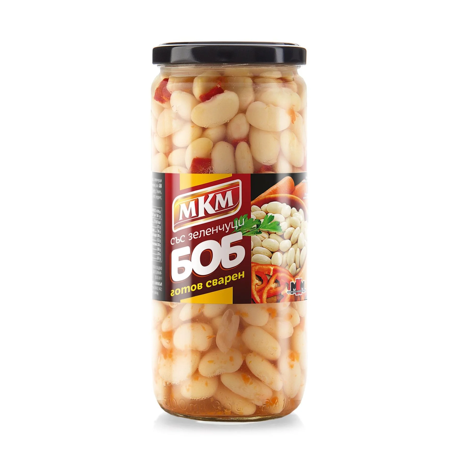 Боб сварен със зеленчуци 0,500 МКМ