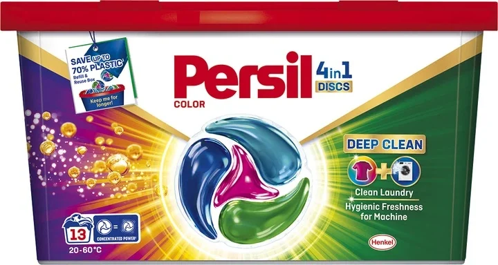 Персил диск 13 бр. Deep clean Колор 4 in 1