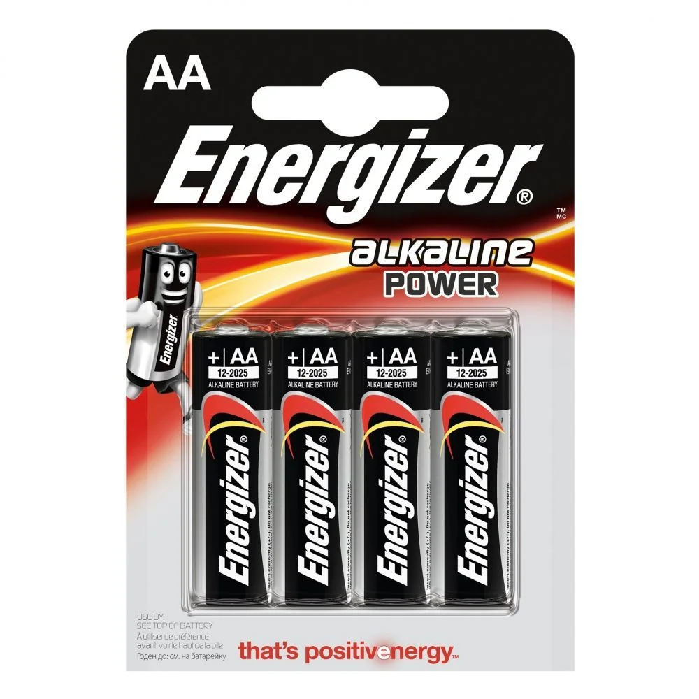 Алкална батерия Energizer base AA 1.5V 4 бр.