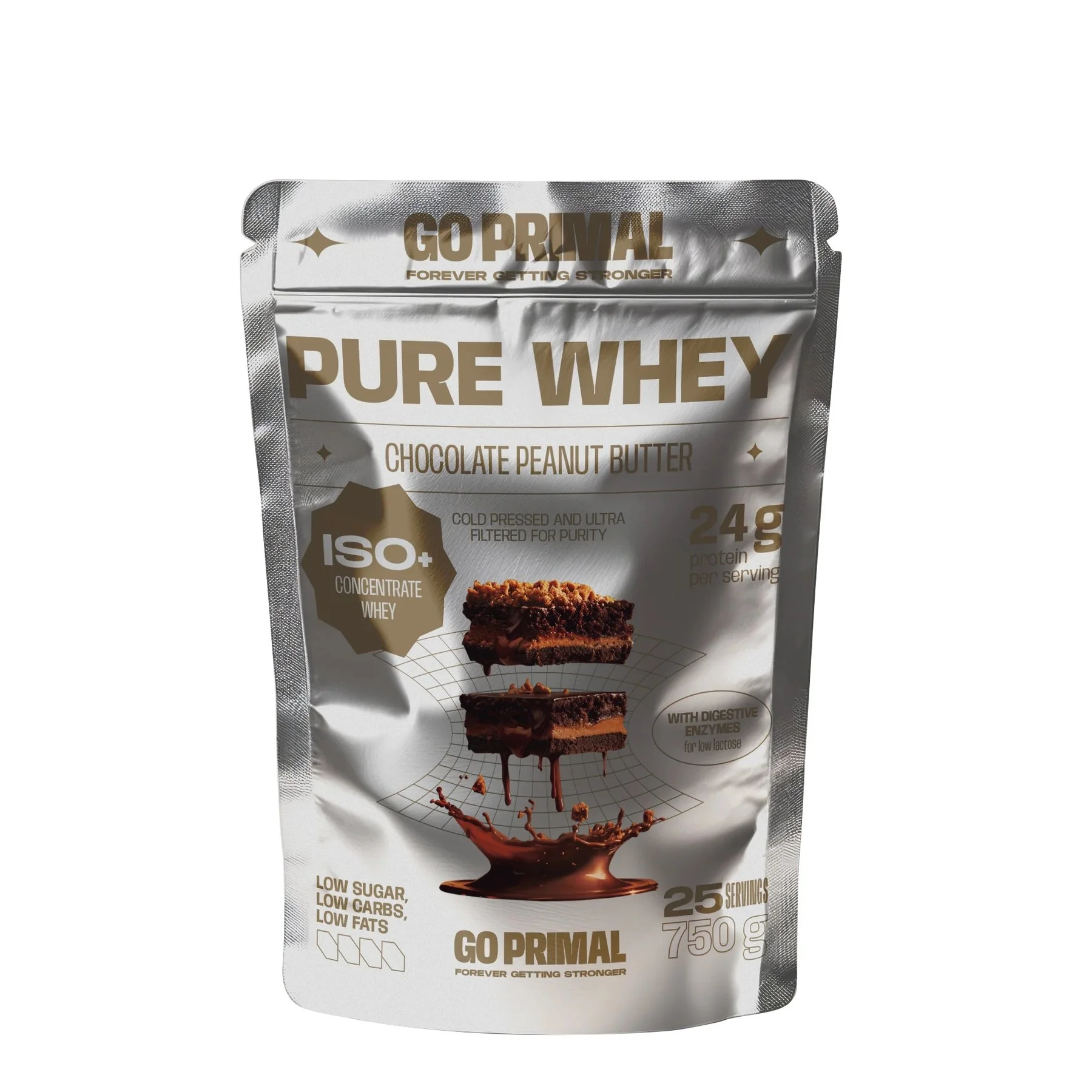 GoPrimal Pure Whey Protein 0.750 Choco and Peanuts