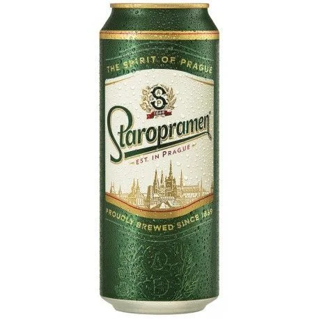 Бира Старопрамен кен 0,500