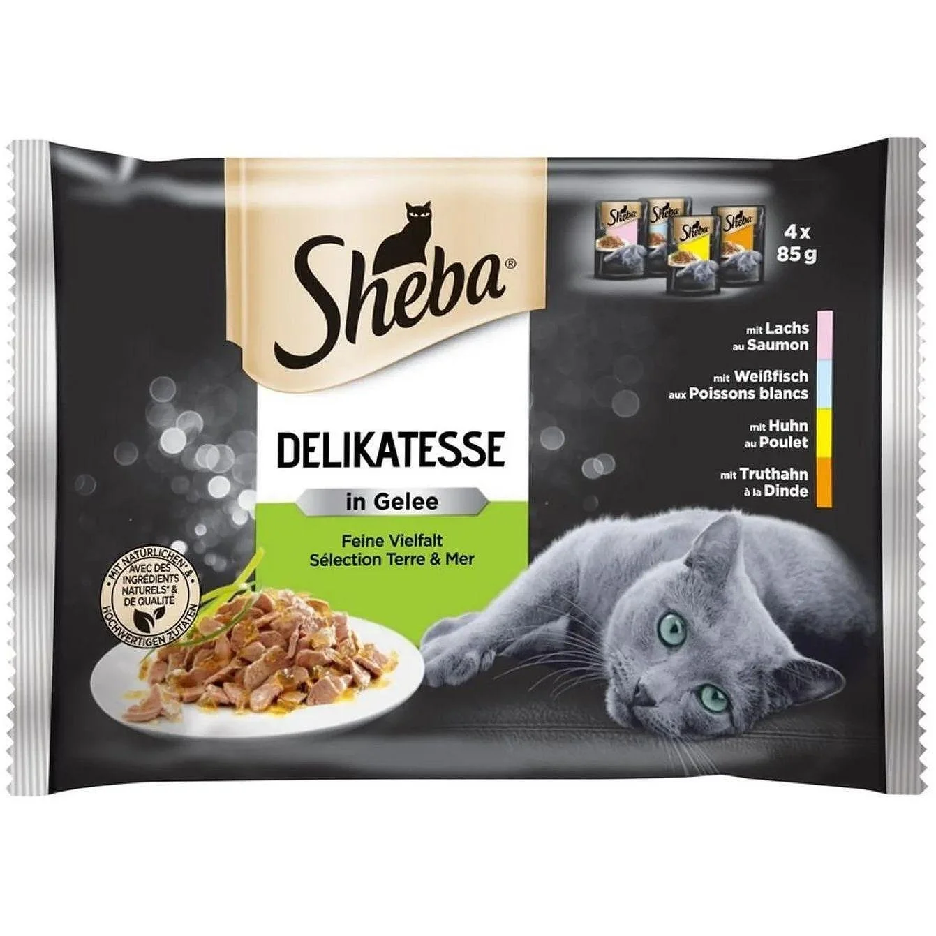 Sheba пауч Желе Микс Селекция 4 х 0,085