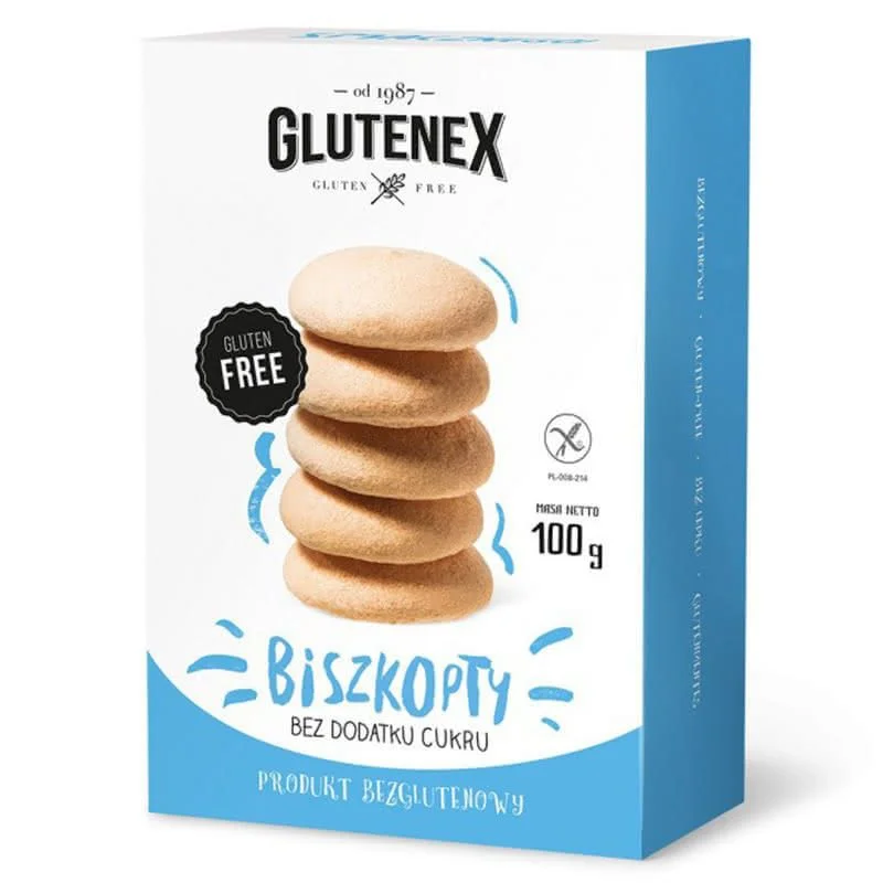 Бишкоти без добавена захар 0,100 Glutenex