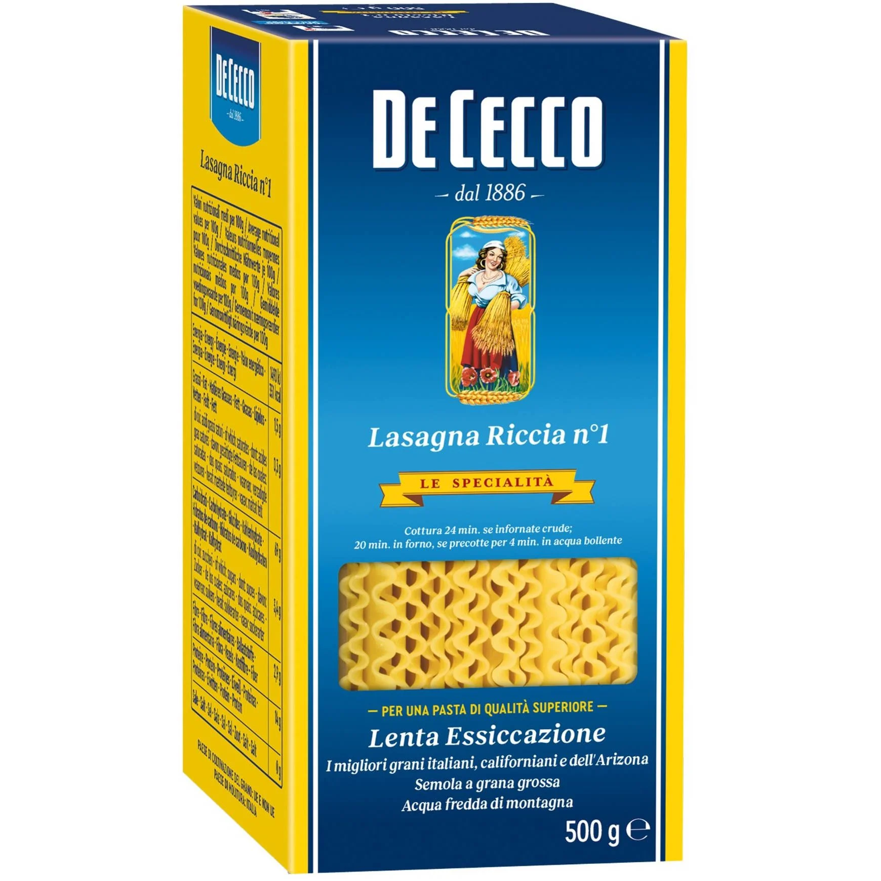 Кори за Лазаня 0,500 De Cecco
