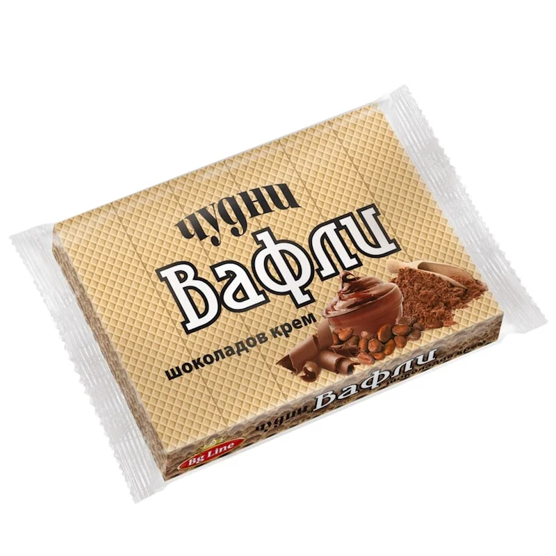 Вафла Чудни с шоколадов крем 0,210 Bg line