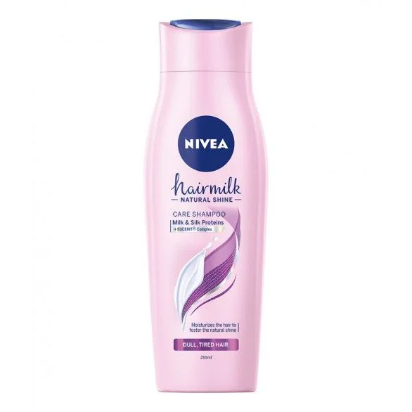 Нивеа шампоан блясък за уморена и безжизнена коса Hairmilk 0,250