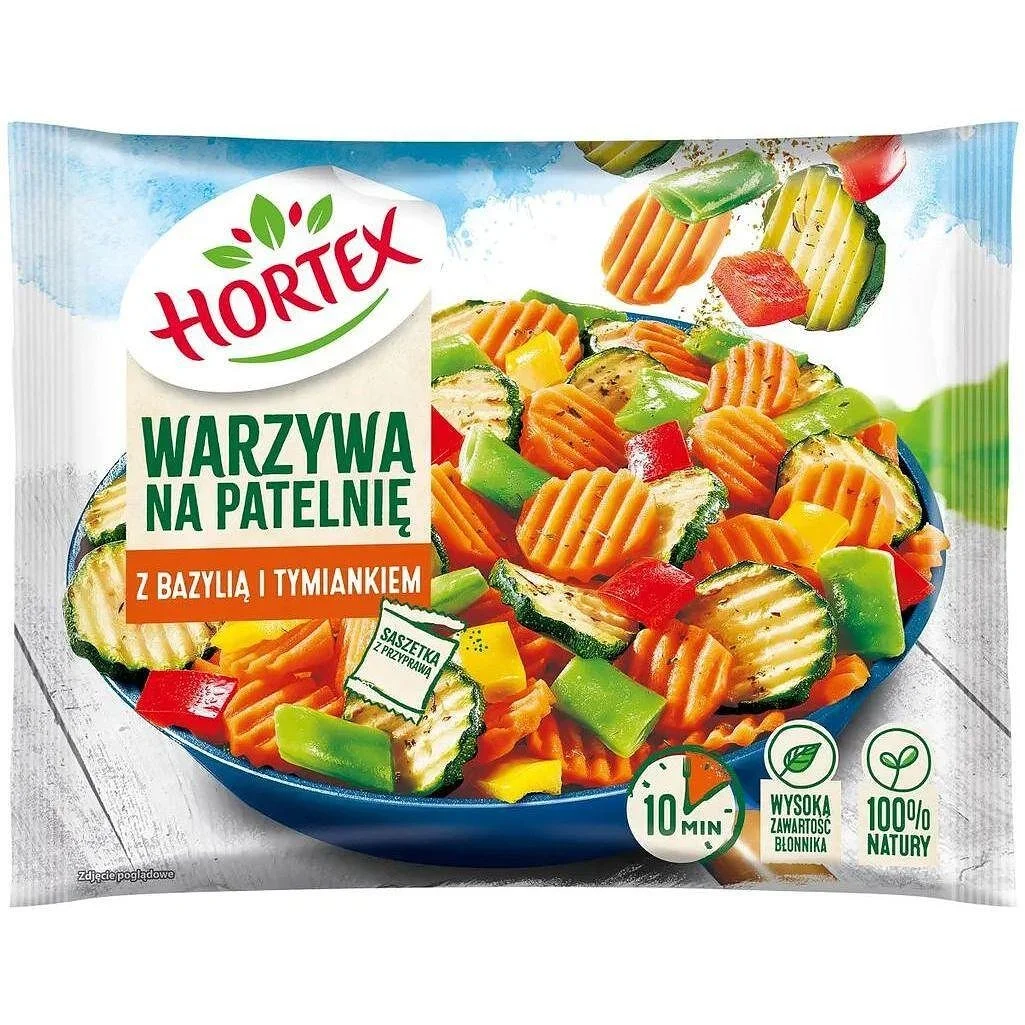Микс зеленчуци с босилек 0,400 Hortex замразени