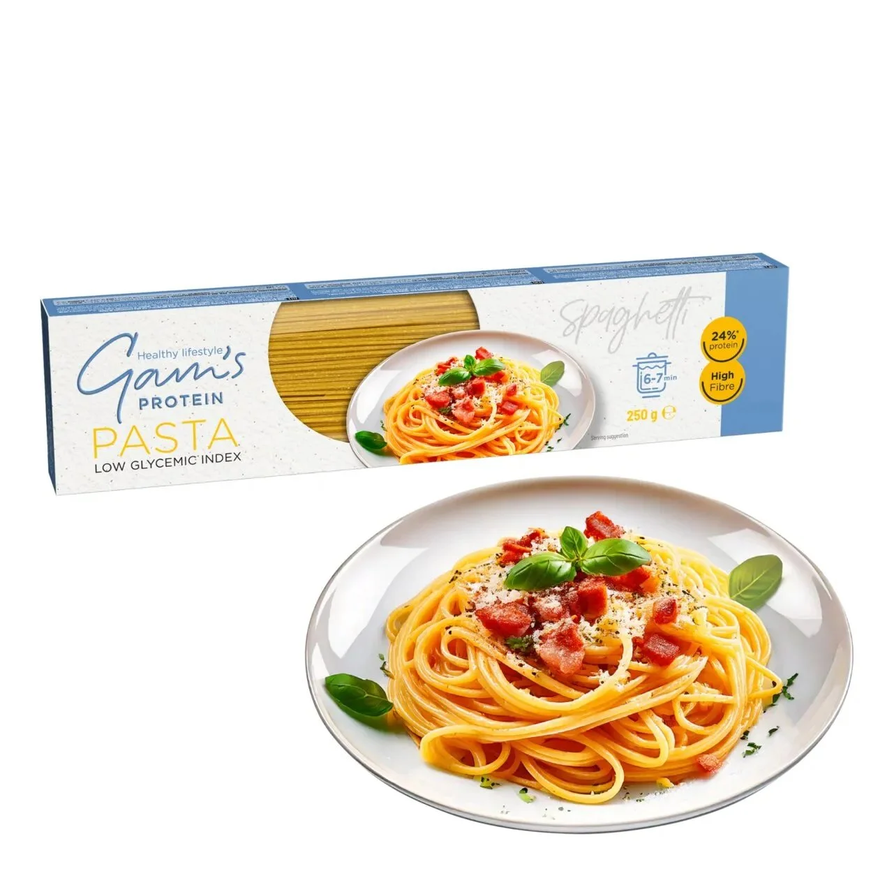 Протeинова паста Gam's Spagehtti 0.250