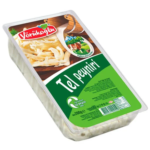 Кашкавал от краве мляко на нишки 0,200 Yorukoglu