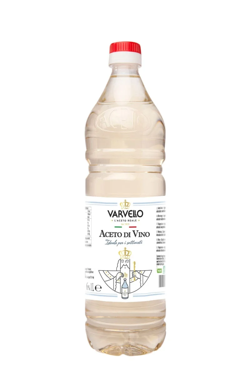 Оцет бял винен 1 л. Varvello Pet