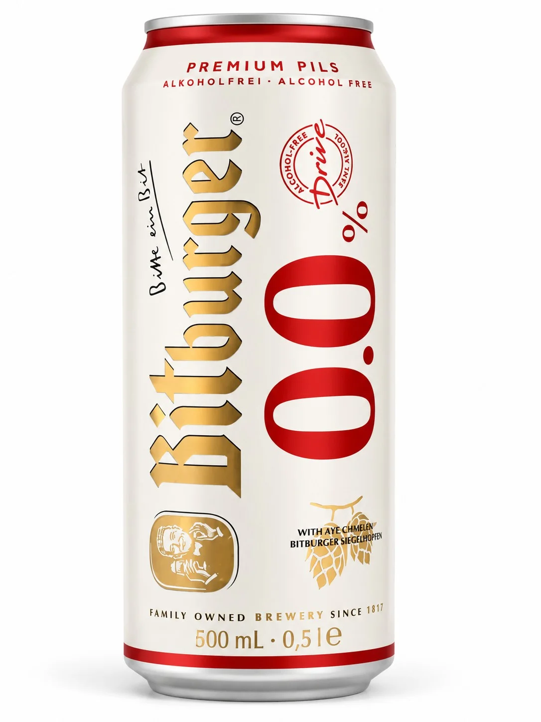 Бира Битбургер безалкохолна кен 0,500