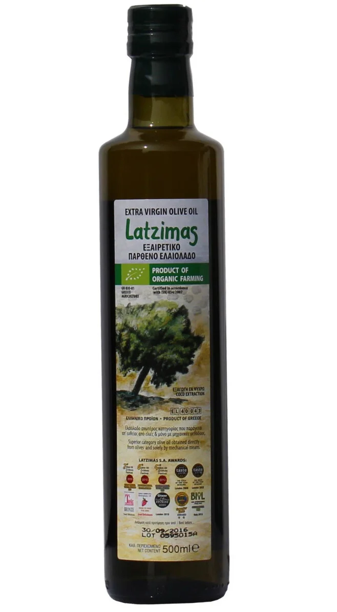 БИО Маслиново масло Екстра Върджин 0,750 Latzimas