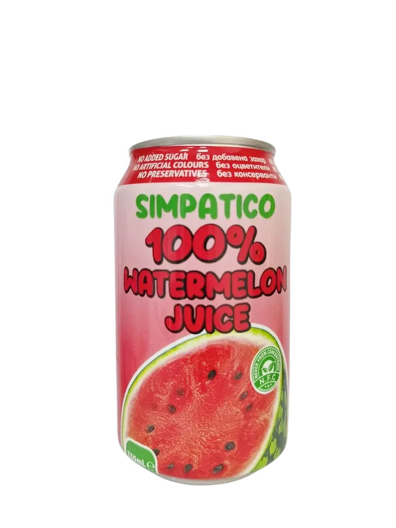 Натурален сок диня 100 % 0,330 кен Simpatico