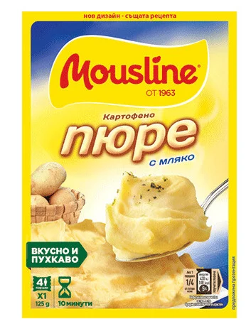 Картофено пюре с мляко 0,125 Mousline