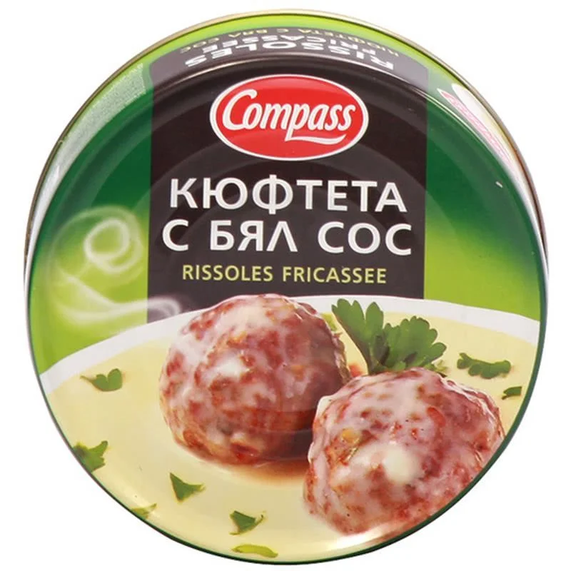 Кюфтета с бял сос 0,340 Компас