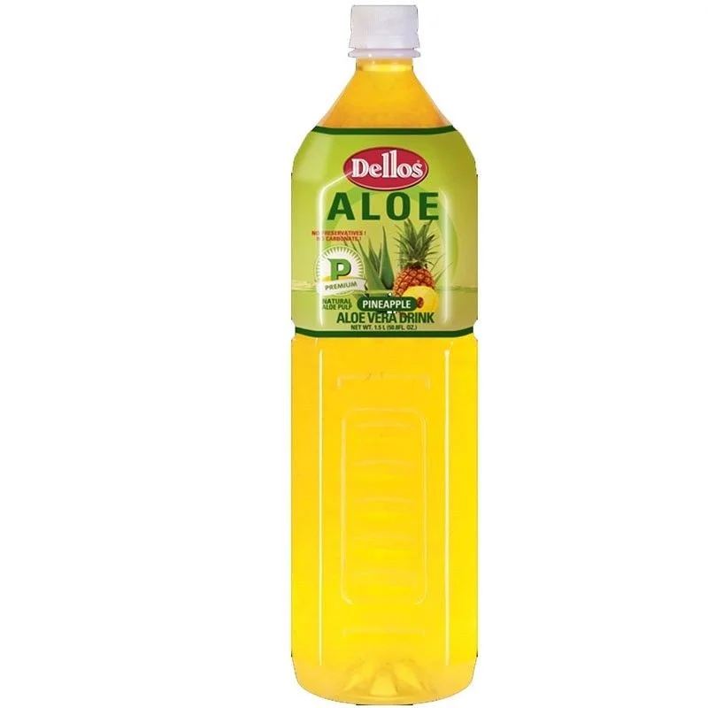 Напитка Алое вера  Ананас 1,5 л. Dellos
