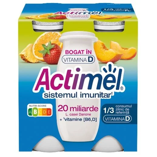 Млечна напитка с вкус на плодове 4 x 0,100 Actimel