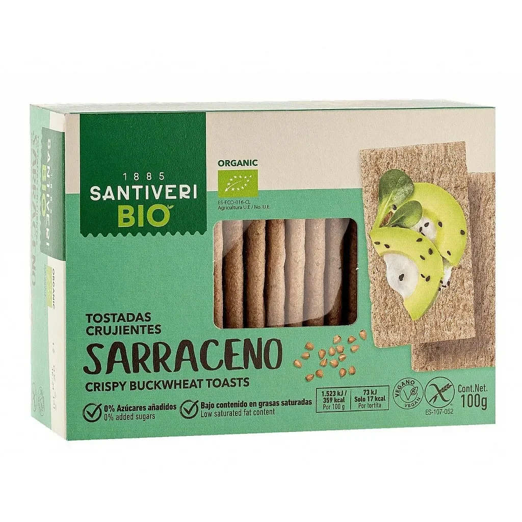 БИО Крисп тост от елда без глутен 0.100 Santiveri