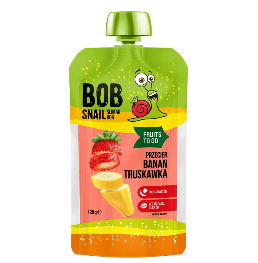 Смути BOB Snail 0,120 банан и ягода