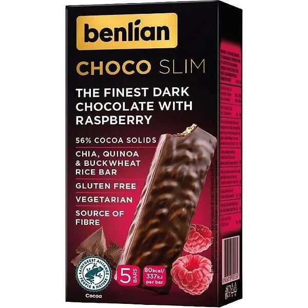 Шоколадово барче Choco Slim малина 0,080 Benlian
