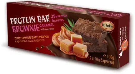 Бар протеинов с карамел Brownie 0,100 Dr.Keskin