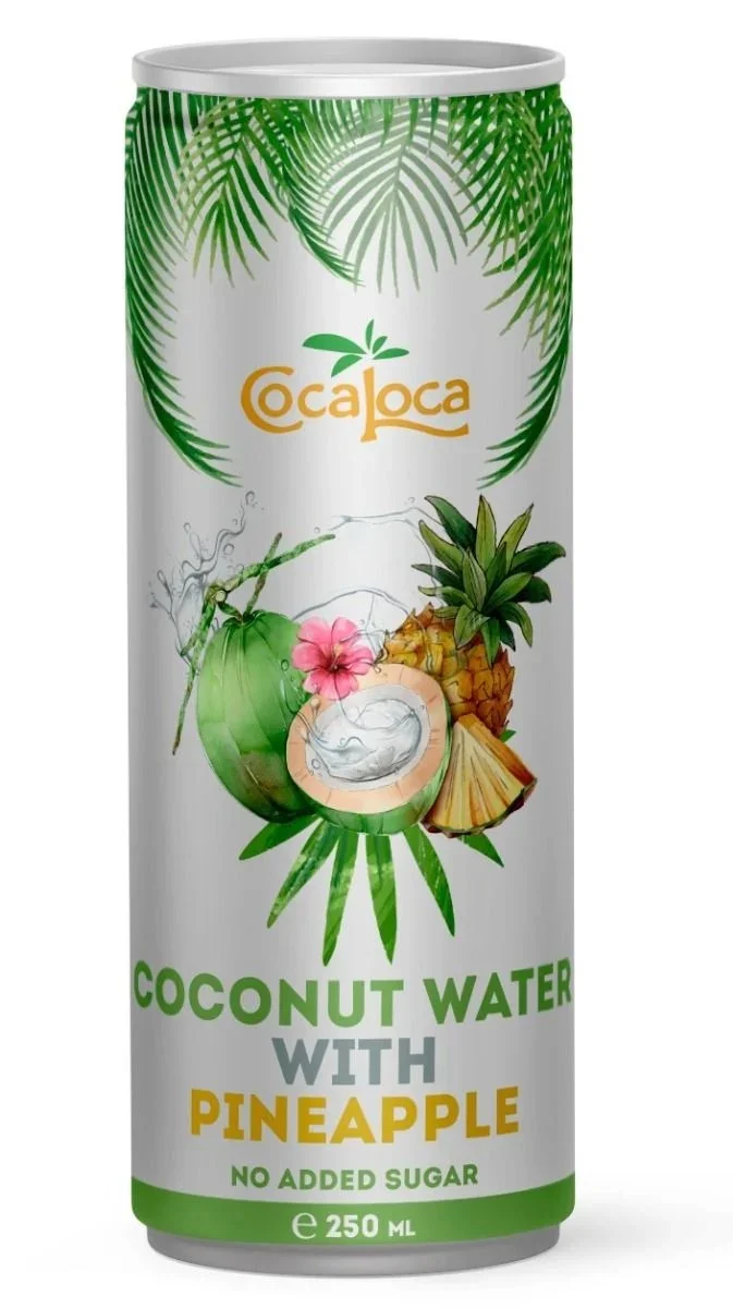 Кокосова вода с ананас 0,250 CocaLoca