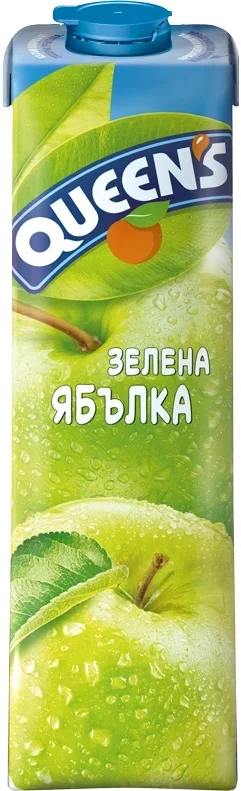 Куинс напитка зелена ябълка 1 л.
