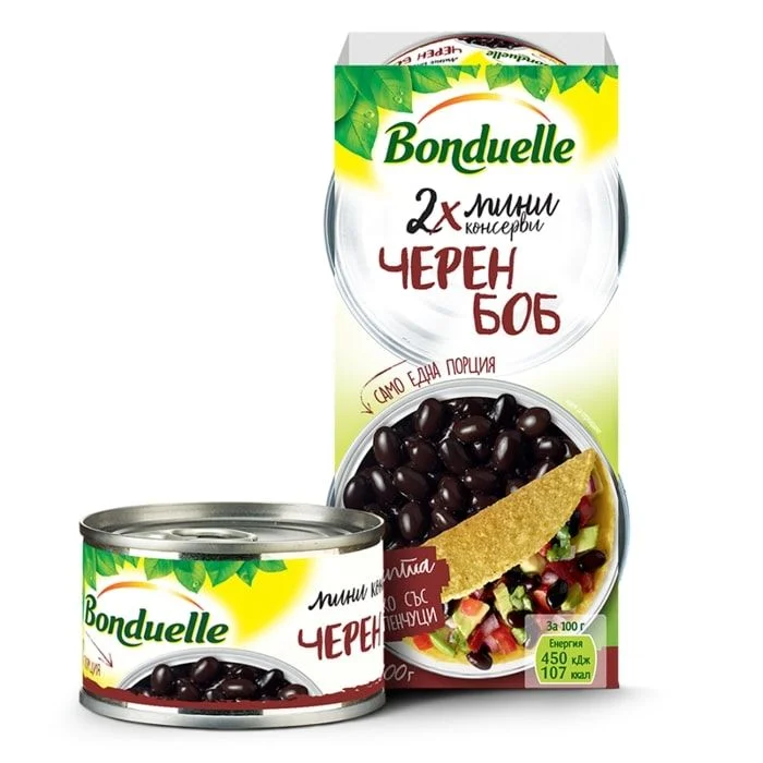 Бондюел мини черен боб  2х 0.100