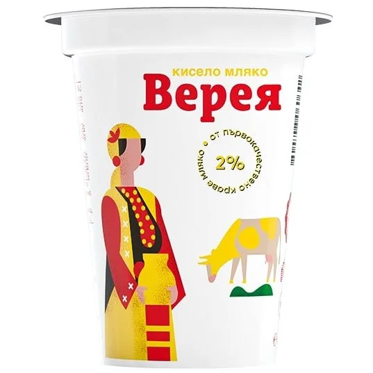 Кисело мляко Верея БДС 2% 0,400