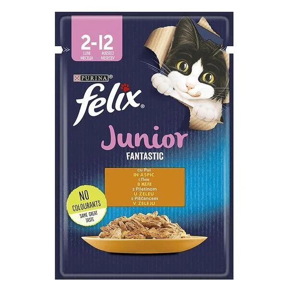 Purina Феликс Fantastic пауч 0,085 пиле junior