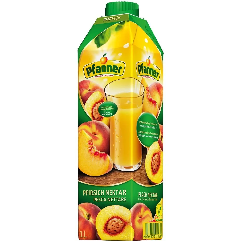 Pfanner Напитка Праскова 1 л.50%
