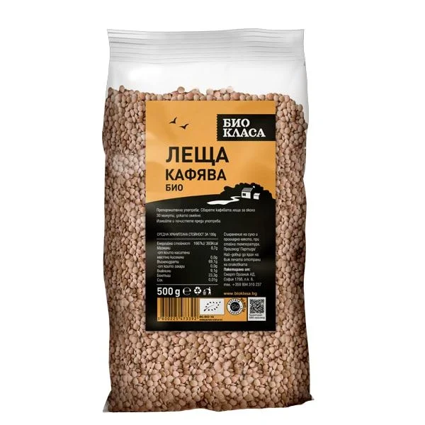 БИО Леща кафява 0,500 Био класа