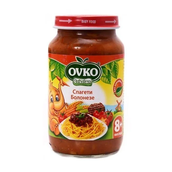 Овко Бебелан спагети болонезе 0,220