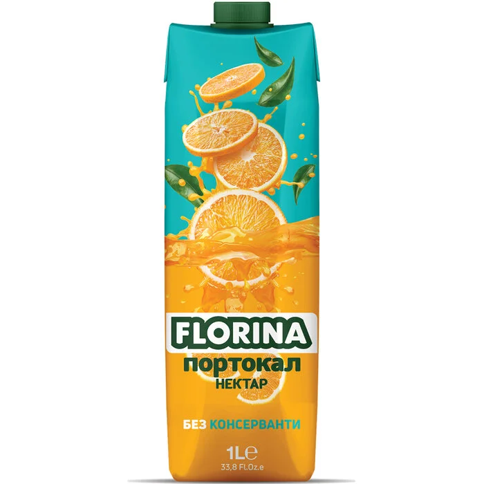 Florina Нектар портокал 1 л.